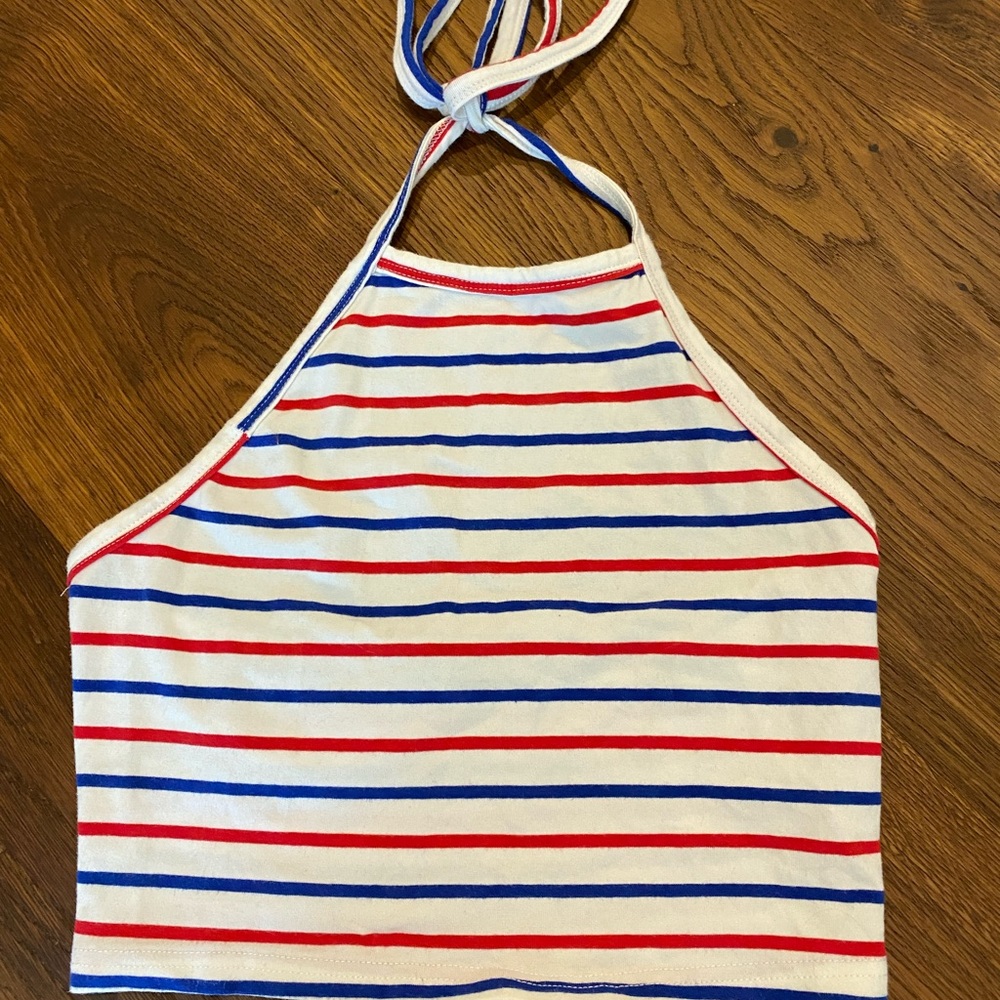 Striped Halter Top